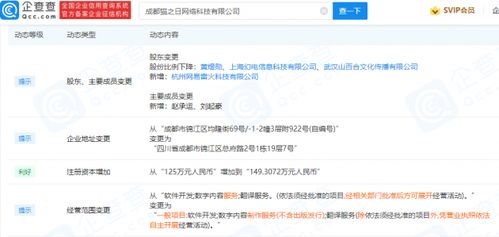 网易入股游戏开发商成都猫之日，股东阵容再添巨头，B站、数字内容制作服务商现身